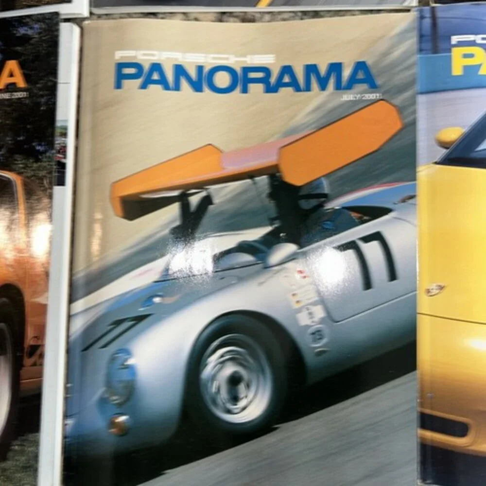PORSCHE Panorama MAGAZINE 2001 Lot of 12 FULL YEAR Club of America